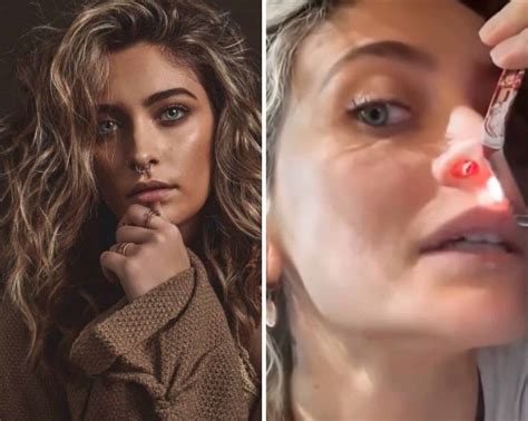 Paris Jackson Reveals Hole in her Nose From Past Drug Addiction - That