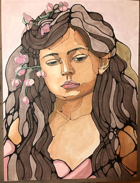 neurographic art portrait | Portrait, Art, Artist