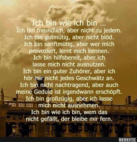 Ich bin wie ich bin.. | Lustige Bilder, Sprüche, Witze, echt lustig