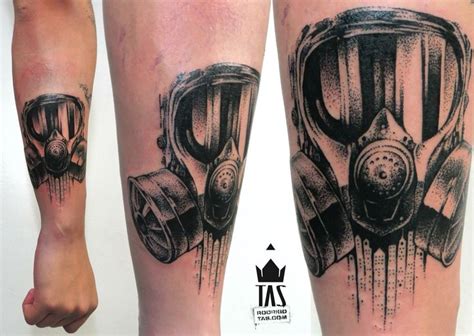 Gas mask Tattoo. Rodrigo tas … | Gas mask tattoo, Tattoo sleeve designs ...