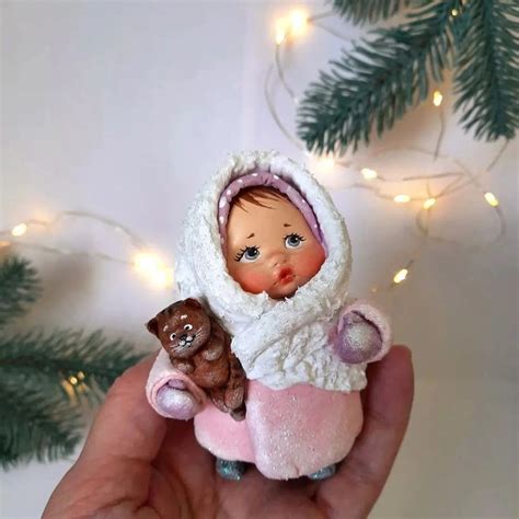 Пин на доске ватная игрушка | Детские елочные игрушки, Поделки ...