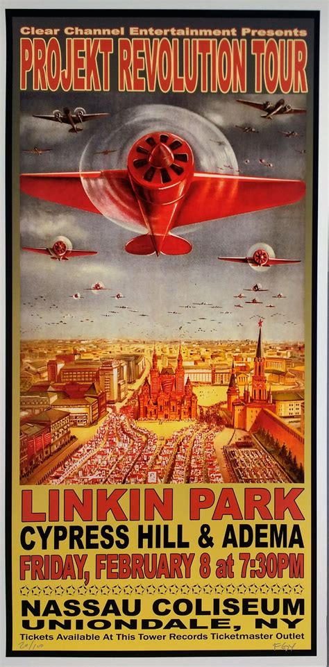 Linkin Park Concert Poster