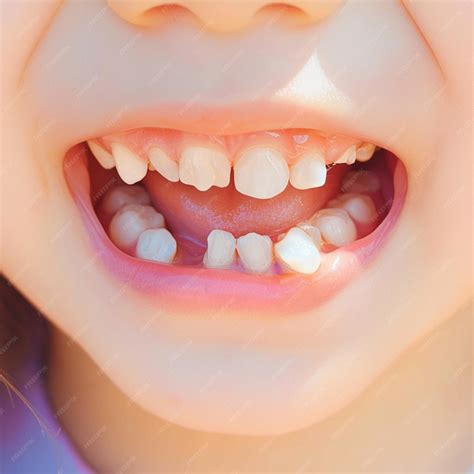 Premium Photo | Reveals childrens milk teeth affected by caries decay