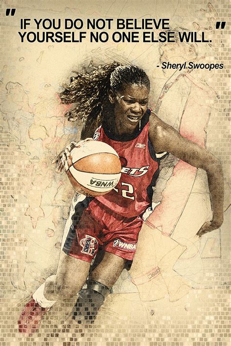 Sheryl Swoopes Female Motivational NBA Basketball Quotes Poster – My Hot Posters