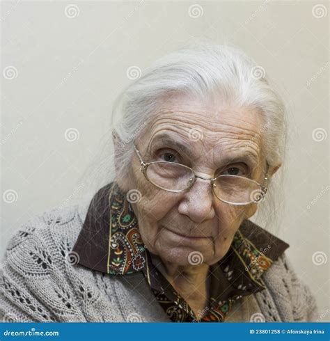 Old lady stock photo. Image of woman, caucasian, portrait - 23801258