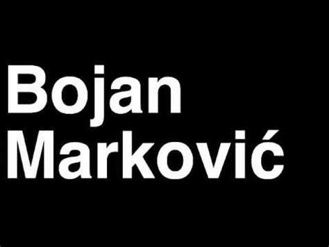 How to Pronounce Bojan Markovic FK Borac Banja Luka Football Goal ...