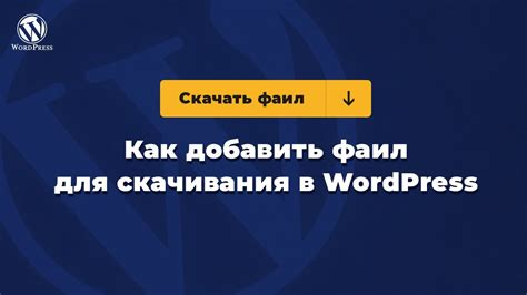 Как добавить фаил в wordpress и сделать кнопку для скачивания файла ...