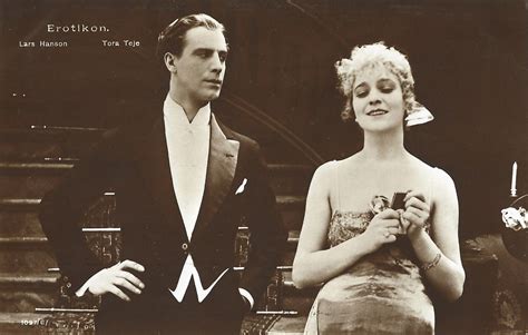 Lars Hanson and Tora Teje in Erotikon (1920) - a photo on Flickriver