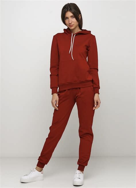 ᐉ Спортивный костюм женский Hibrand Wm010 M Бордовый • Купить в Киеве ...