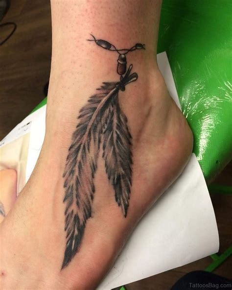 80 Cute Feather Tattoos On Ankle - Tattoo Designs – TattoosBag.com