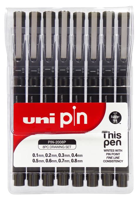 Uni Pin Fine Line Pen - Pigmented Ink Pens - The Art Scene