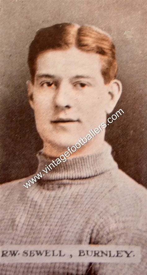 sewell ronnie image  burnley  vintage footballers