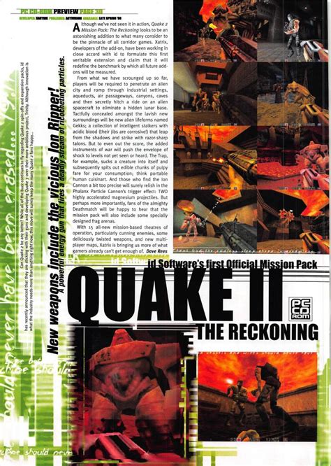 Quake II Magazine Archive: id Software – Quake II – Donde Quake 2?