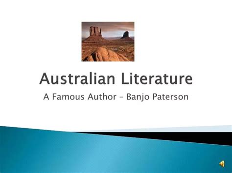 australian literature powerpoint    id