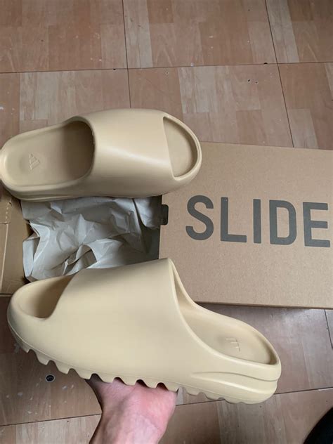 Yeezy Slide Desert Sand, Men's Fashion, Footwear, Sneakers on Carousell