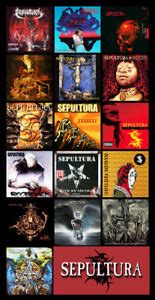 SEPULTURA album discography magnet (4.5" x 3.5") | eBay
