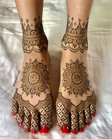 Arabic Henna Designs For Legs