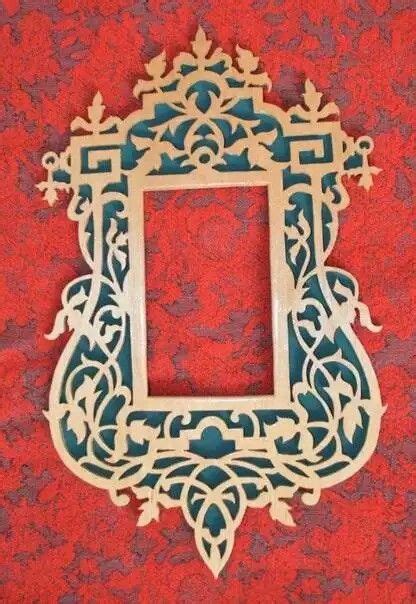 Picture Frame | Frame, Islamic patterns, Lasercut design