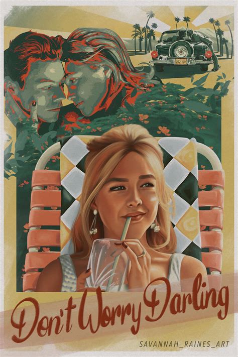 Don't Worry Darling Movie Poster Process on Behance