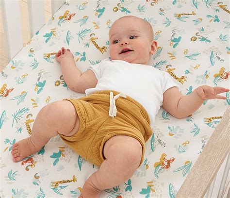Cot Bed Fitted Sheets 2pk Run Wild - Tutti Bambini