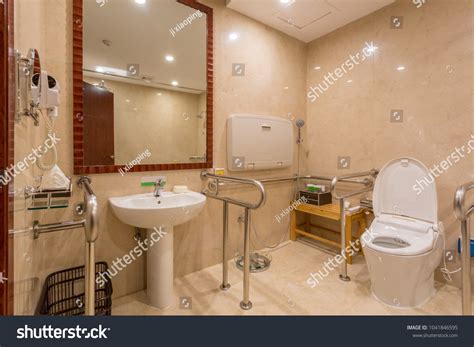 Disabled Accessibility Toilet Bathroom Stock Photo 1041846595 ...