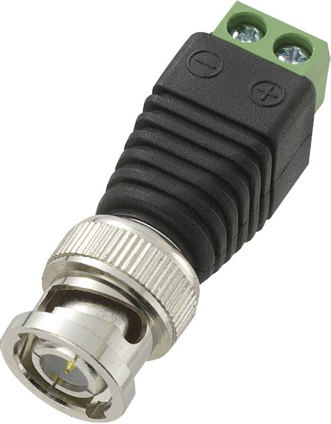 BNC-connector Stekker, recht 50 Ω TRU COMPONENTS LT-BNC-DC 1 stuks ...