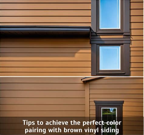 Tips to achieve the perfect color pairing with brown vinyl siding ...