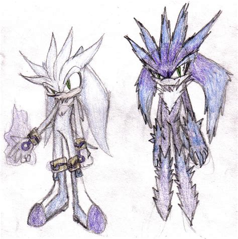 Mephiles' Silver Form by BlurBird on DeviantArt