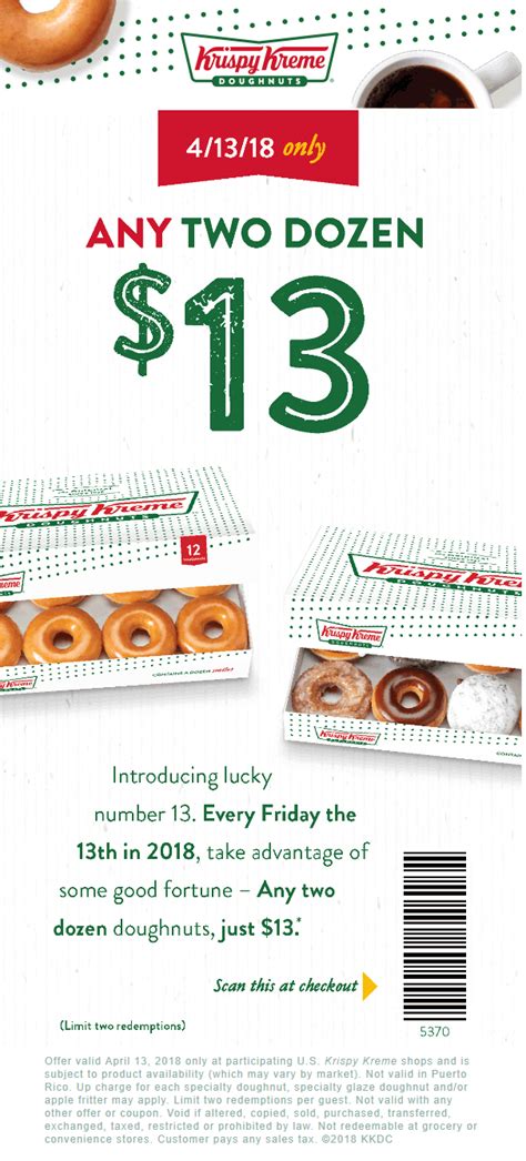 Free Printable Krispy Kreme Coupons - Free Printable