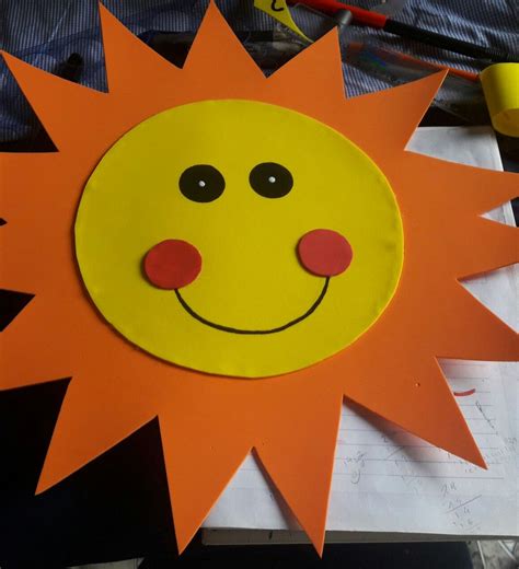 Sol animado | Trabalhos manuais, Artesanato infantil, Ideias para o dia