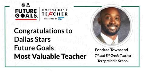 Most Valuable Teacher Program - Jan. - Future Goals - Hockey Scholar