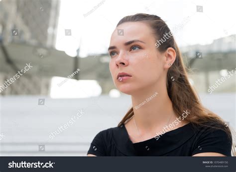 Woman No Makeup Face Paris France Stock Photo 1070489150 | Shutterstock