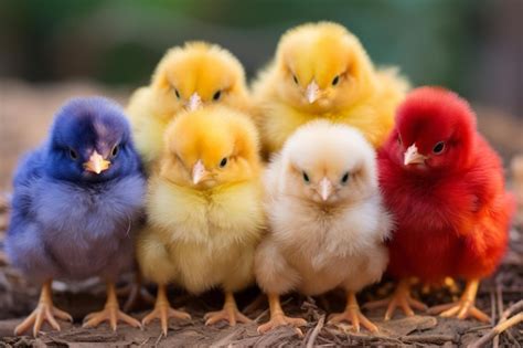 Premium Photo | Vibrant Hatchlings A Snapshot of the Colorful World of ...