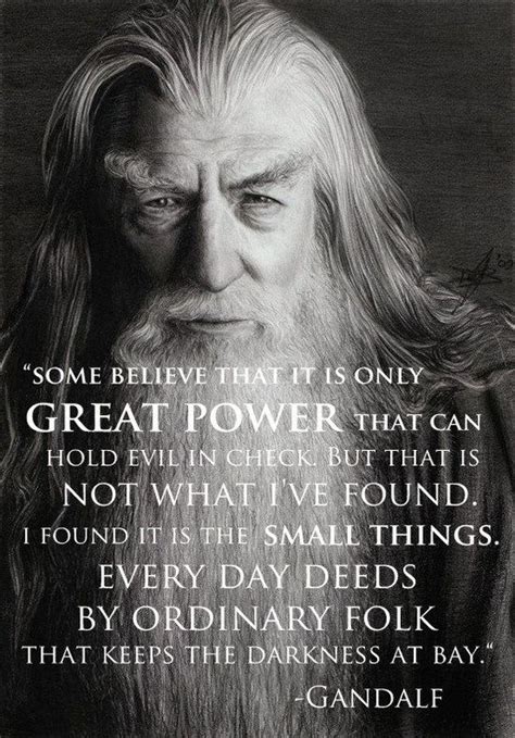 This is my favorite Gandalf quote from The Hobbit. | Famous movie ...