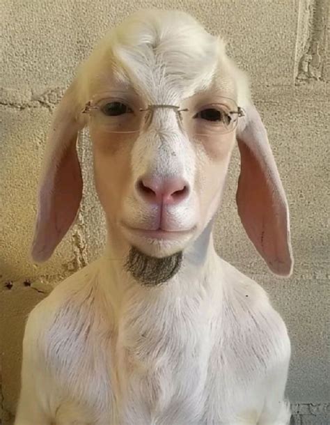 goat with glasses | Quick jokes, Very funny pictures, Funny animals