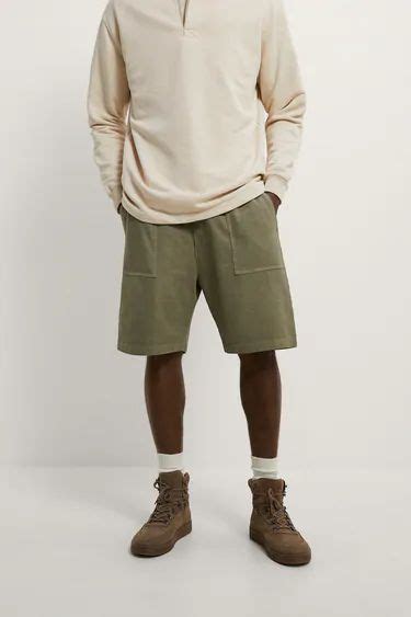 Мужские шорты | ZARA Украина | Mens outfits, Menswear, Shorts with pockets