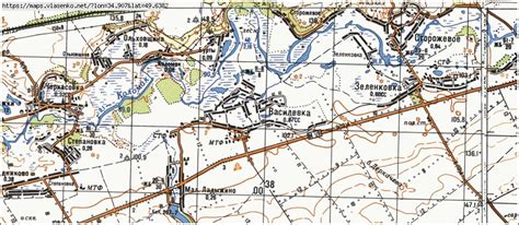 Карта ВАСИЛІВКА, Полтавська область, Полтавський район