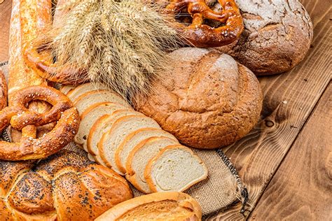 Фотографии Kringle Пшеница Хлеб Колос Пища