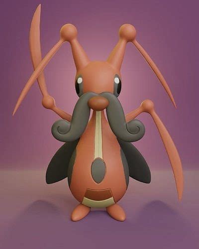 Pokemon - Kricketune 3D model 3D printable | CGTrader