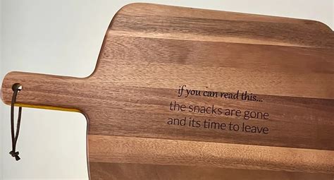 Laser Engraved Cutting Boards and More!