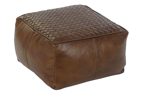 Leather Pouf – Sophisticated Seating for Stylish Events