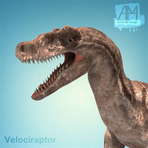 велоцираптор динозавр 3D Модель $69 - .max .3ds .obj .unknown - Free3D