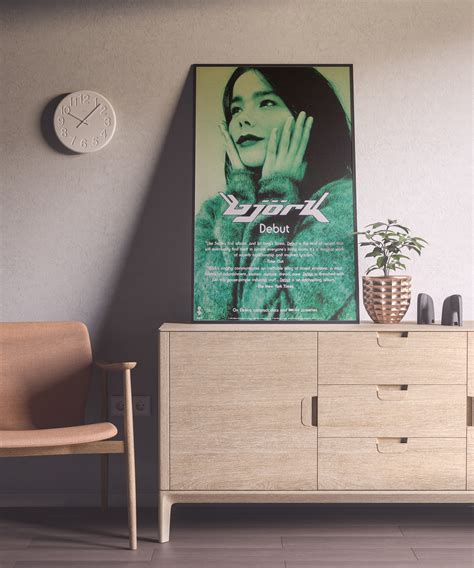 bjork debut album cover poster vintage bjork poster bjork album print