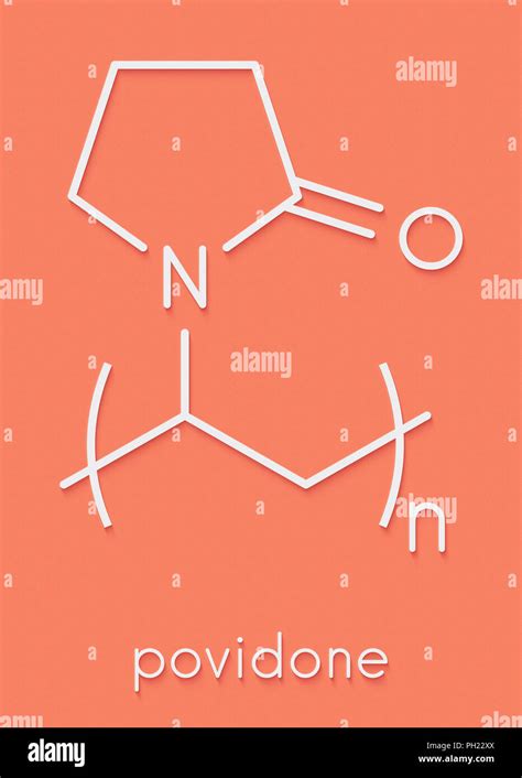 Polyvinylpyrrolidone (PVP, povidone, polyvidone) polymer, chemical ...