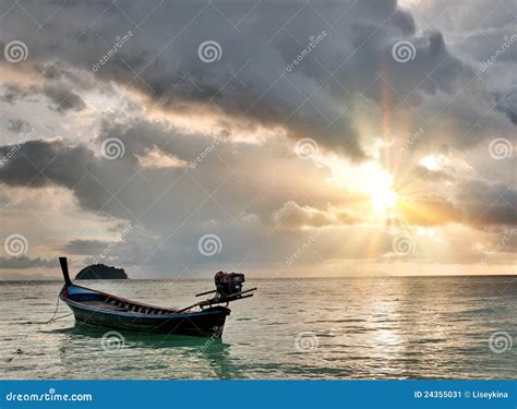 Tropical sunrise stock image. Image of dawn, nature, beautiful - 24355031