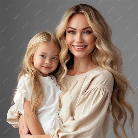 Retrato de una linda niña sonriente abrazo abrazo emocionada madre
