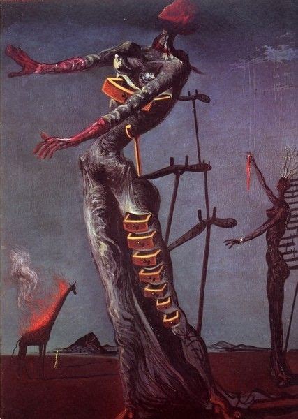 Сальвадор Дали: картина «Пылающий жираф | Dali paintings, Salvador dali ...