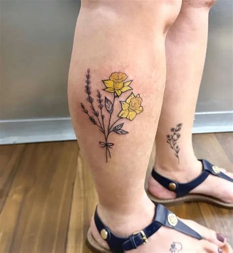 48 March Birth Flower Tattoo Designs To Rock This Year