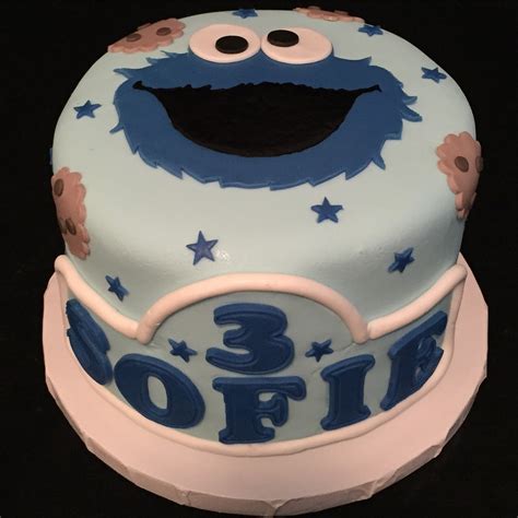 Cookie Monster Cake for Sofie