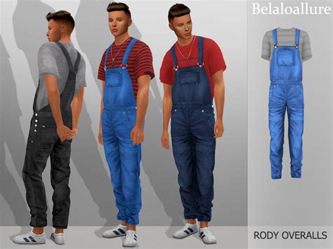 The Sims Resource | Belaloallure_Rody overalls